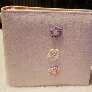 BURNES OF BOSTON Pastel Pink Fabric Baby Photo  Book (NWOT)